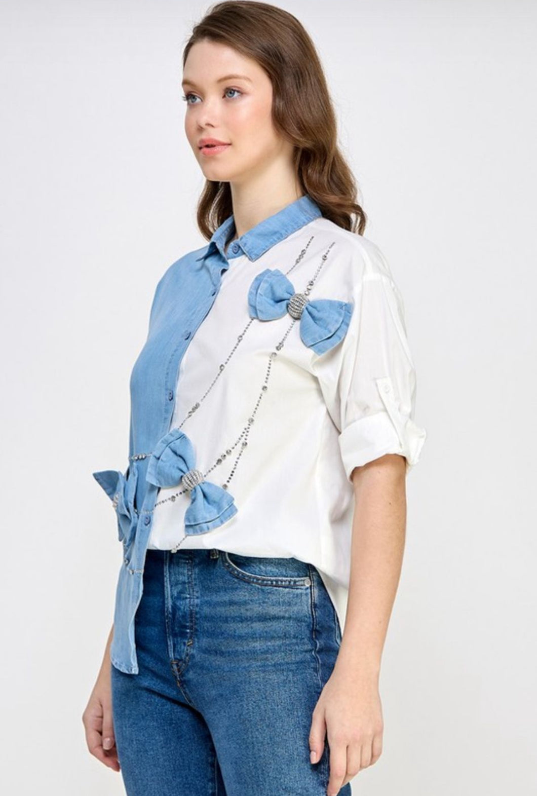 Jean Bow Top