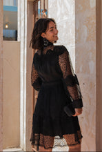 Load image into Gallery viewer, Sylvie Lace Black Dress
