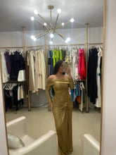 Load image into Gallery viewer, beginning to shine dress ( DORADO OSCURO)
