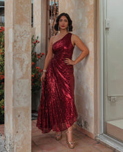 Load image into Gallery viewer, Sparkle Red Formal Dress
