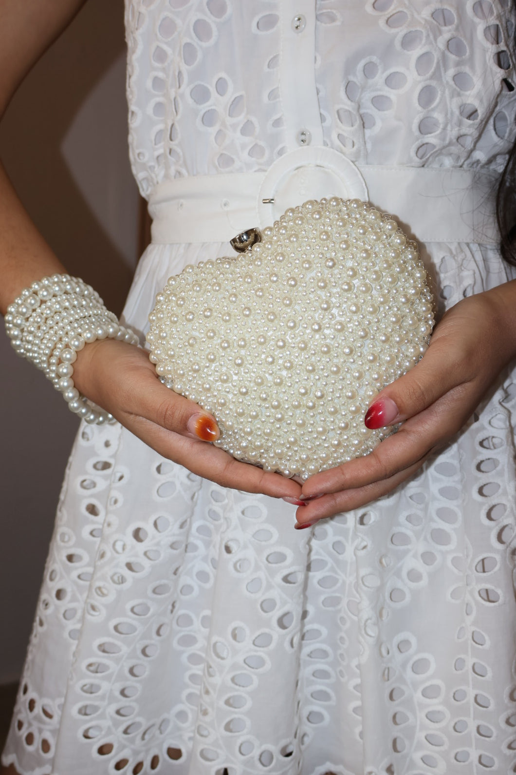 Pearl Heart Bag