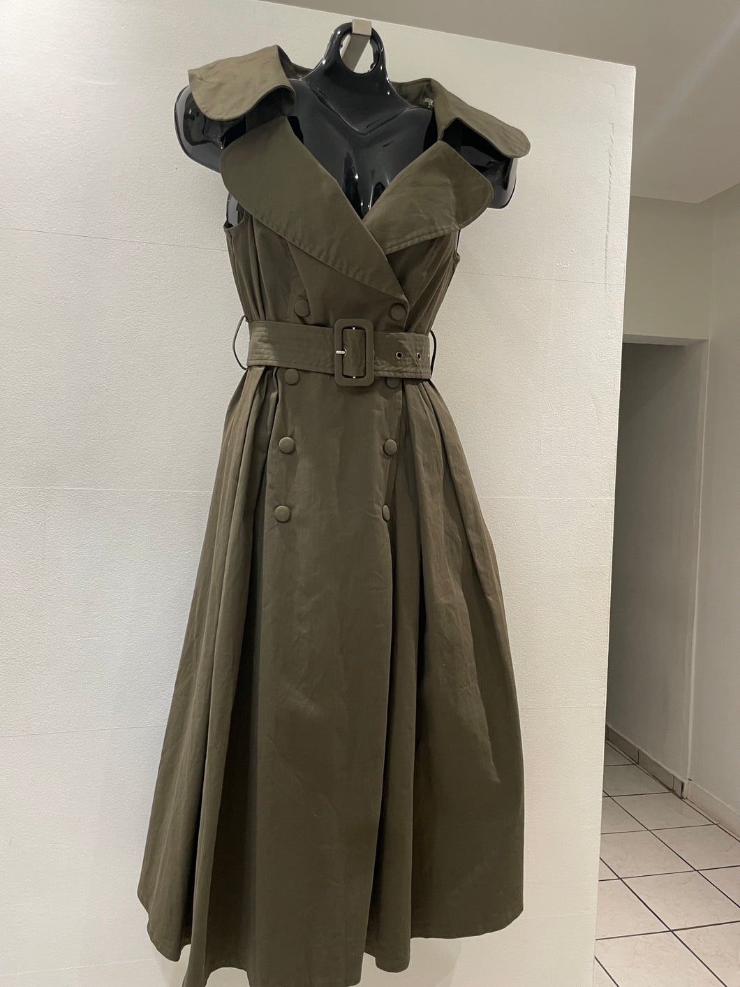 Military Green Dress