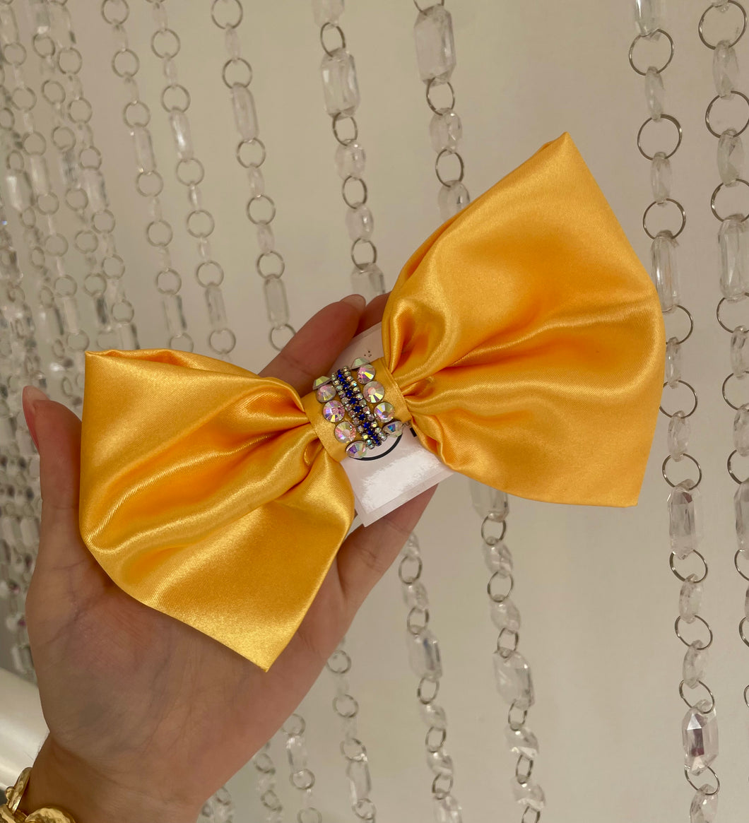 Yellow Handmade Bow