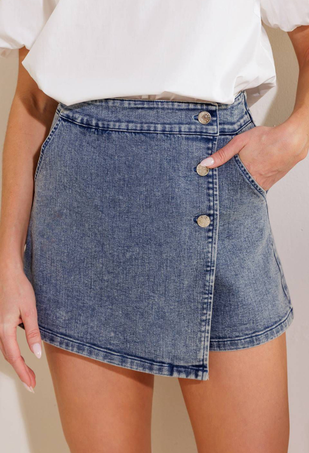 GM Denim Skort