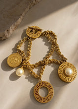 Load image into Gallery viewer, Pre-Owned Carolina Herrera Double Chain Charm Bracelet ✨
• Authentic
