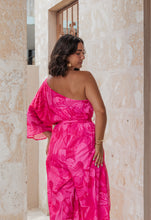 Load image into Gallery viewer, Hot Pink Printed Jumpsuit
