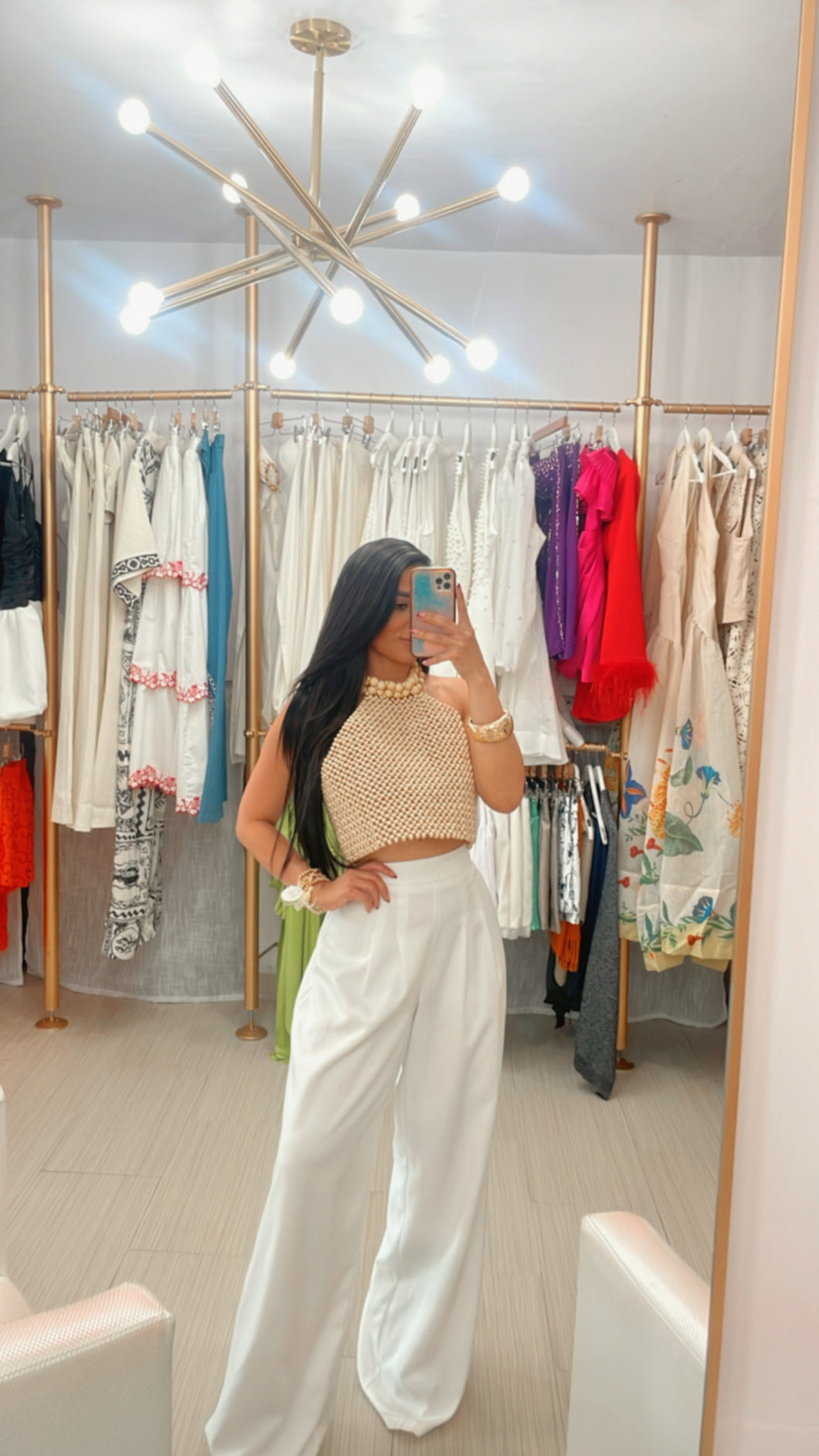 White Palazzo Pant