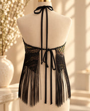 Load image into Gallery viewer, Midnight Fringe Atelier Top
