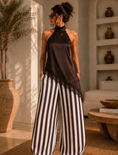 Load image into Gallery viewer, Cocoa Noir Satin Top 🤎
