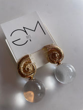 Load image into Gallery viewer, Crystal Orb Earrings
