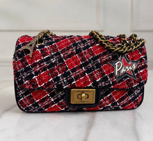 Load image into Gallery viewer, Pre-owned KARL LAGERFELD Tweed bag
