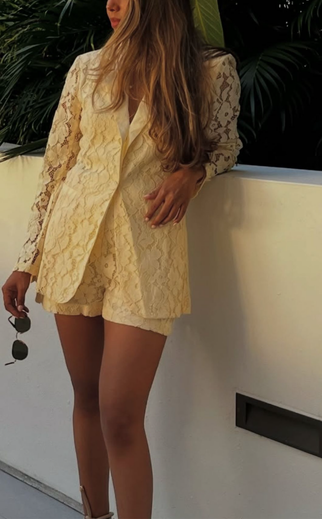 Butteryellow lace set