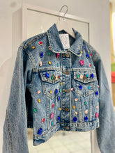 Load image into Gallery viewer, Beaded Jean Jacket
