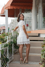 Load image into Gallery viewer, Mindy Lace White Dress
