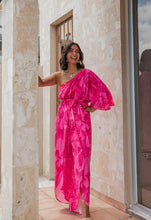 Load image into Gallery viewer, Hot Pink Printed Jumpsuit
