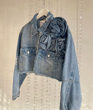 Load image into Gallery viewer, Flower Jean Jacket
