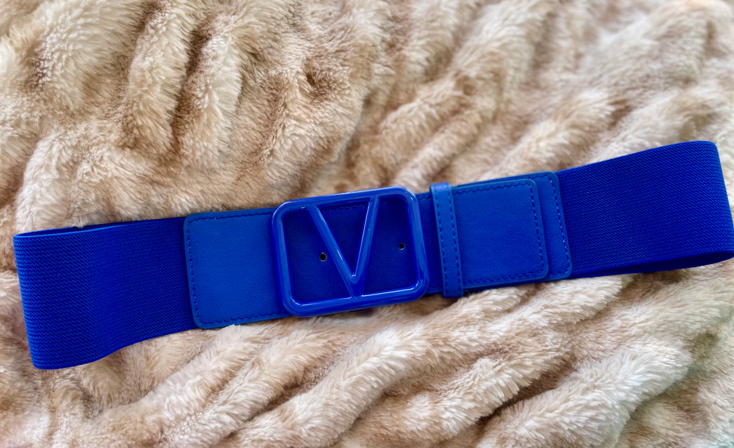 Blue One Size Belt