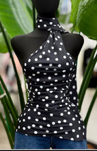 Load image into Gallery viewer, Polka Dots Satin Top
