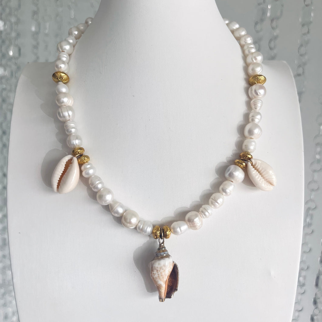 Seashell Necklace (handmade in our studio)