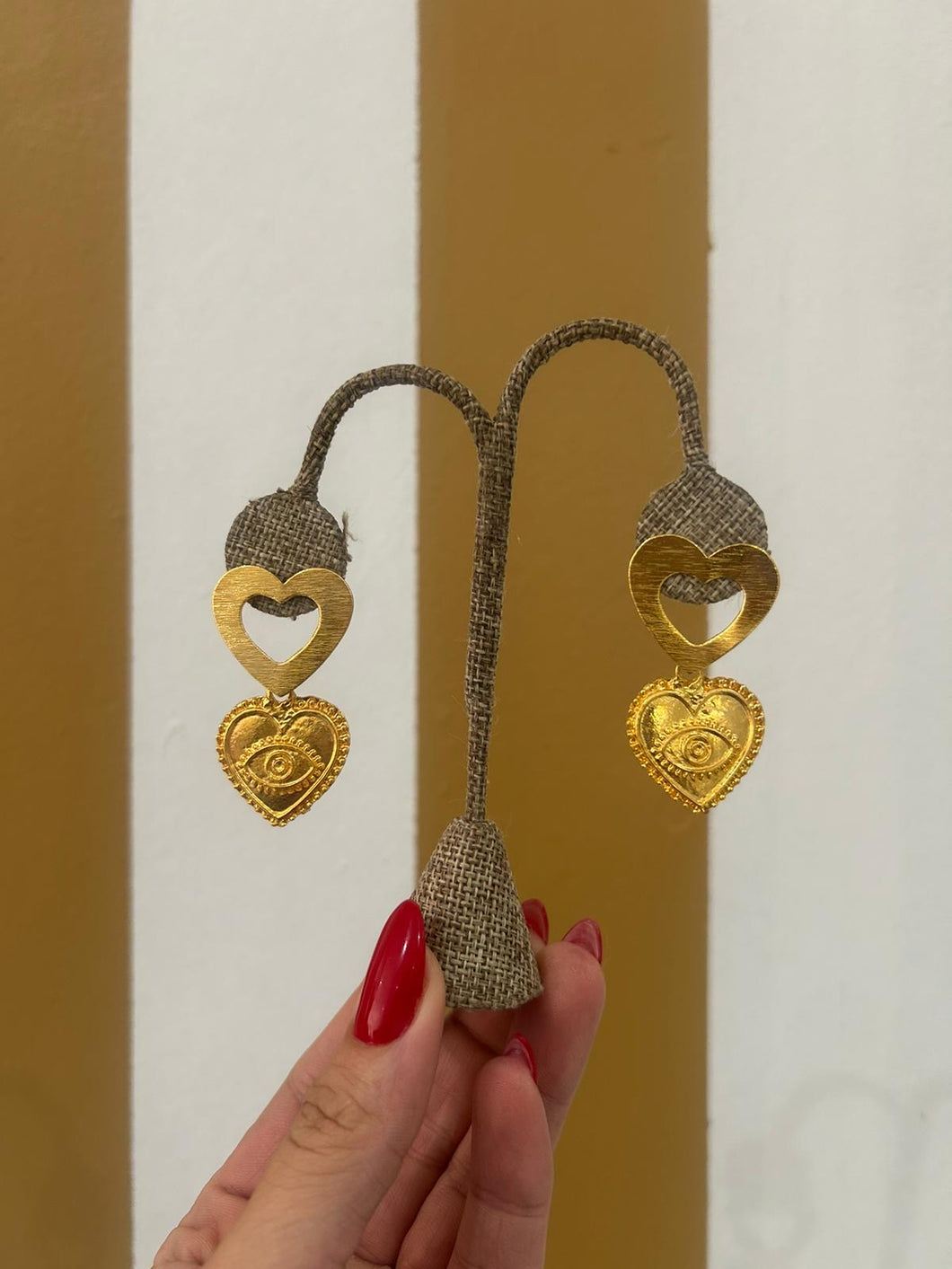 Heart Gold Earrings