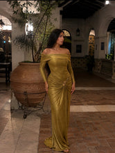 Load image into Gallery viewer, beginning to shine dress ( DORADO OSCURO)
