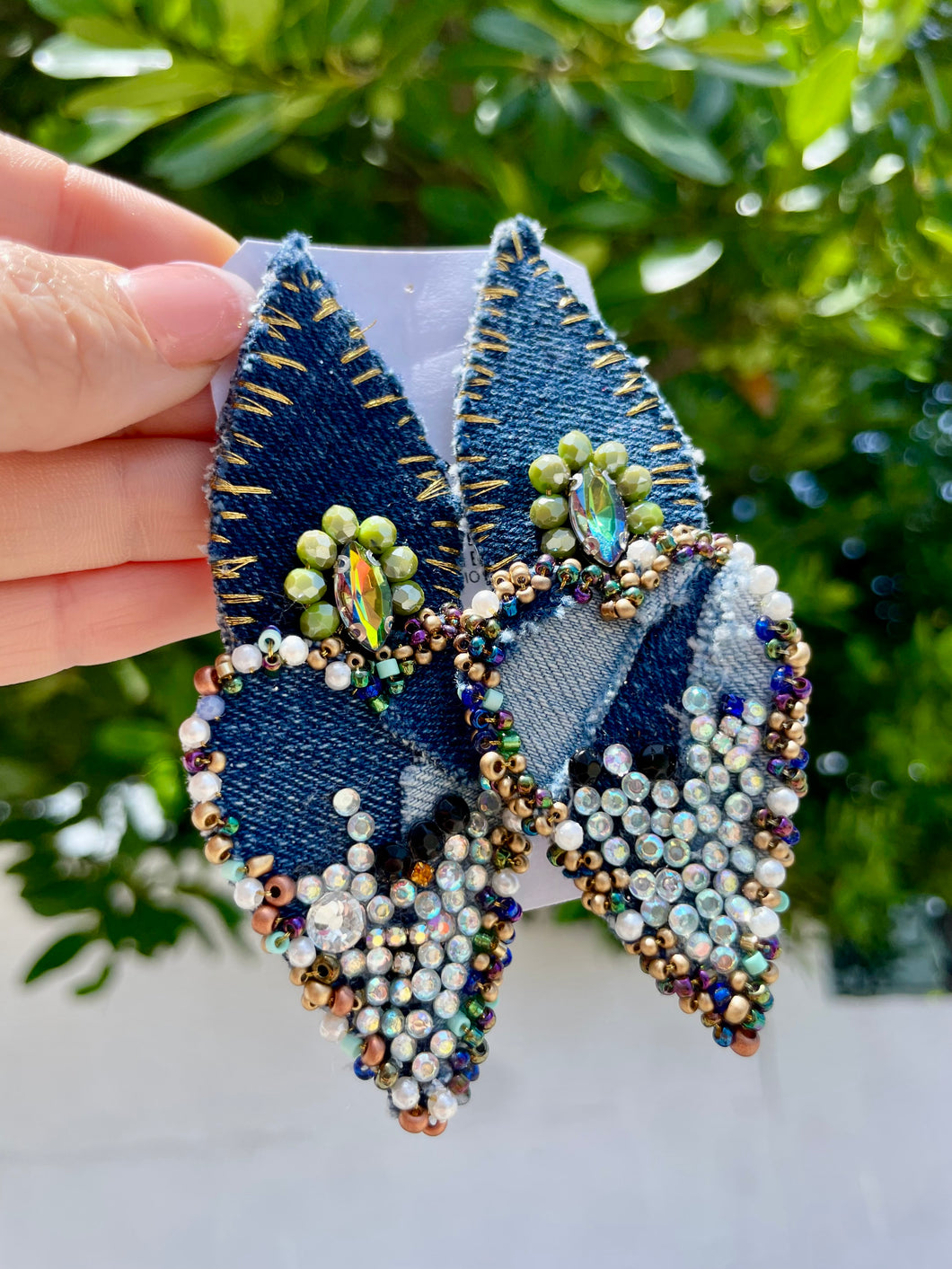 Heart Jean Earrings