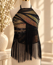 Load image into Gallery viewer, Midnight Fringe Atelier Top
