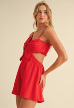 Load image into Gallery viewer, Flower Red Romper
