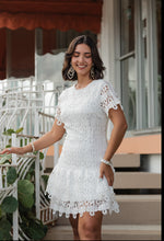 Load image into Gallery viewer, Mindy Lace White Dress
