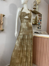 Load image into Gallery viewer, golden maxi dress
