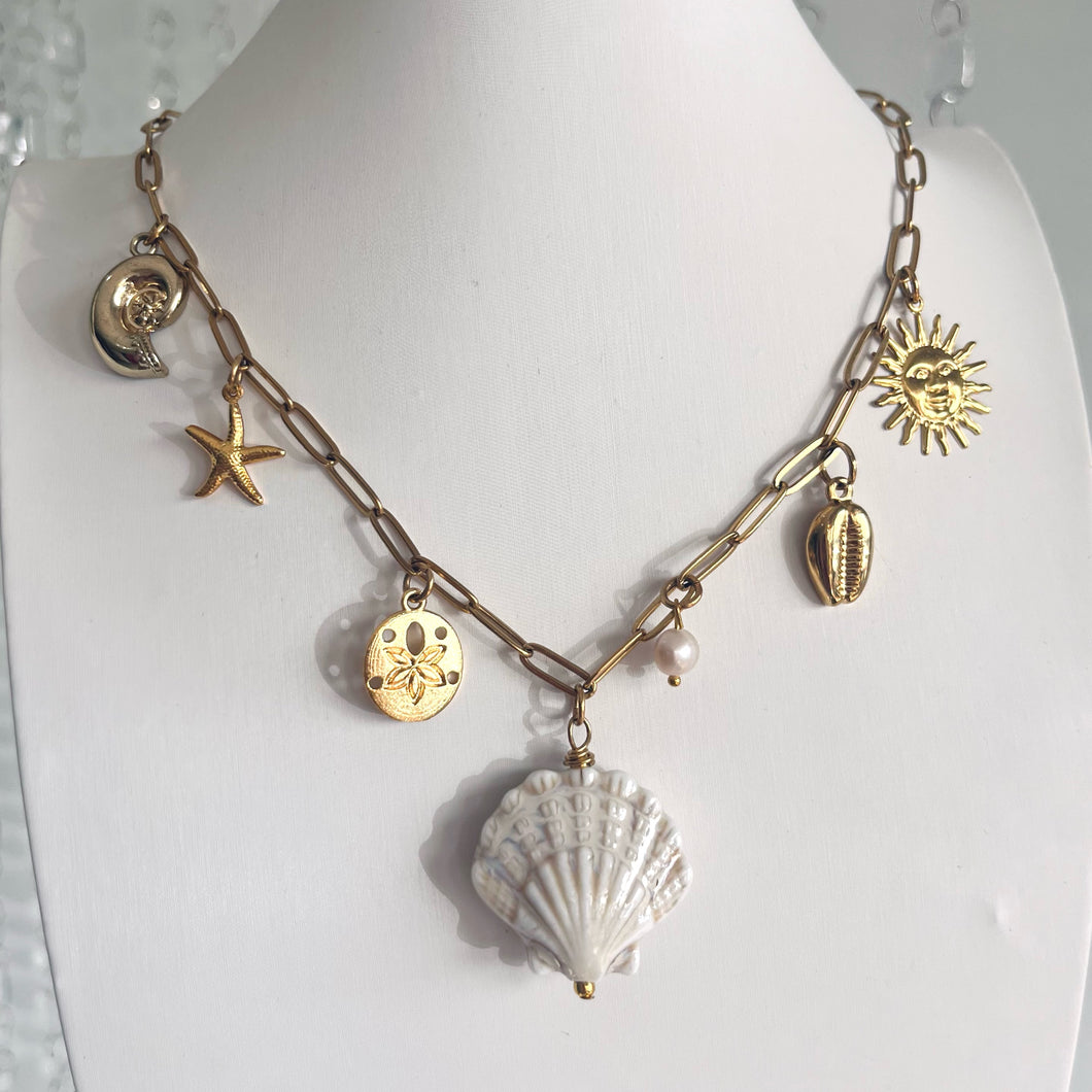 Seashell Necklace (handmade in our studio)