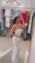 Load and play video in Gallery viewer, Romana White Dress
